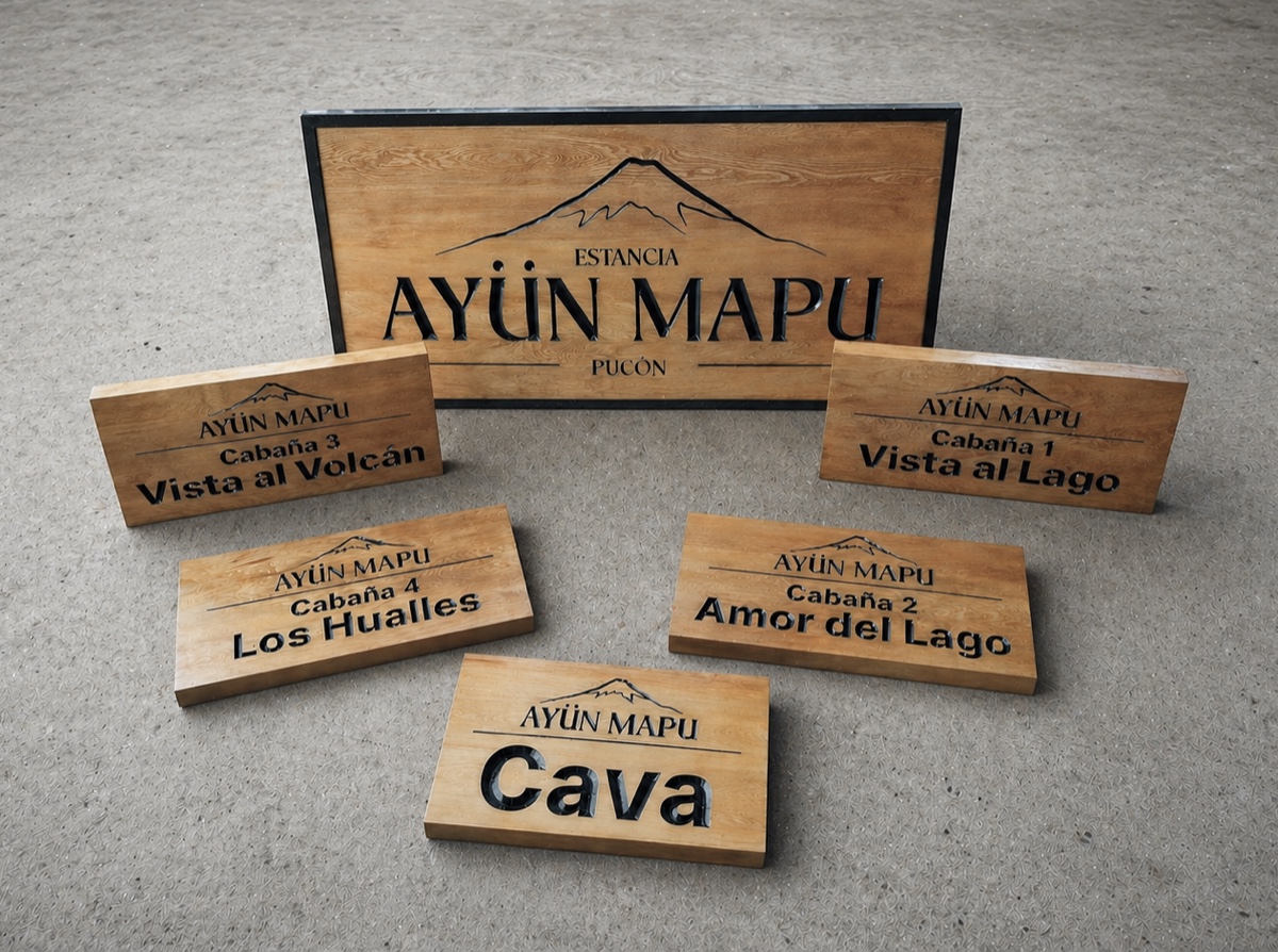 Letreros de Madera — Katrün CNC