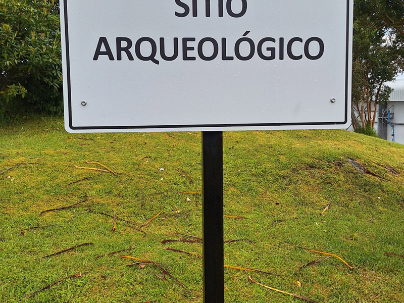 Novofish — Letrero de alucom con texto en vinilo adhesivo.