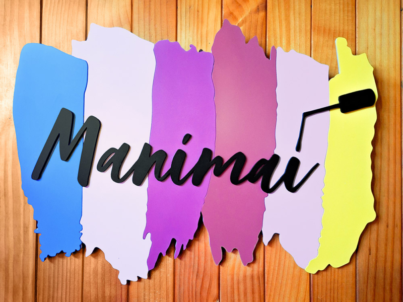Manimai — Logo volumétrico