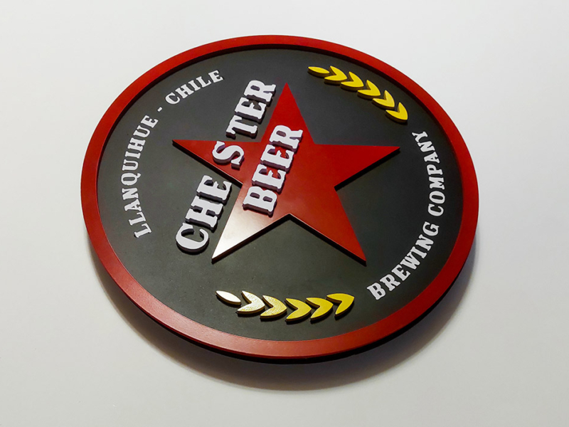 Chester Beer — Logo Volumétrico
