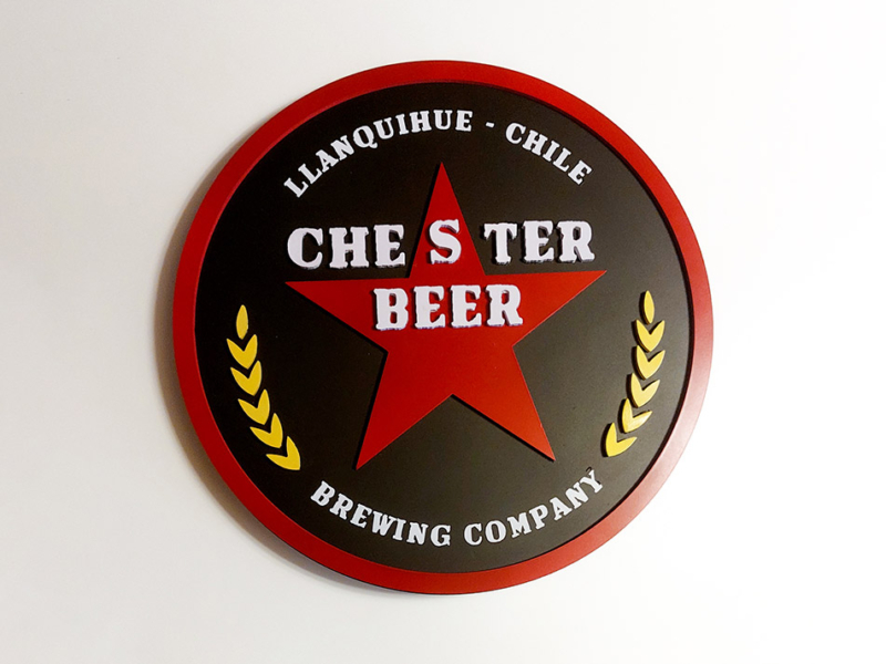 Chester Beer — Logo Volumétrico